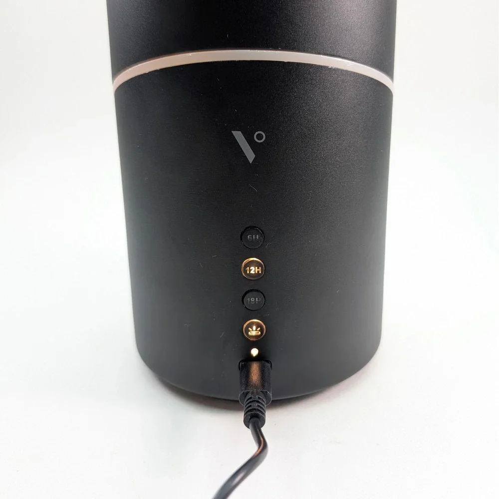 Vitruvi Move Essential Oil Diffuser Charcoal Black Portable Ultrasonic Corded